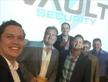 Leo Bados Harley Schild Vault Security raised $2K for Community Storehouse 5-7-17